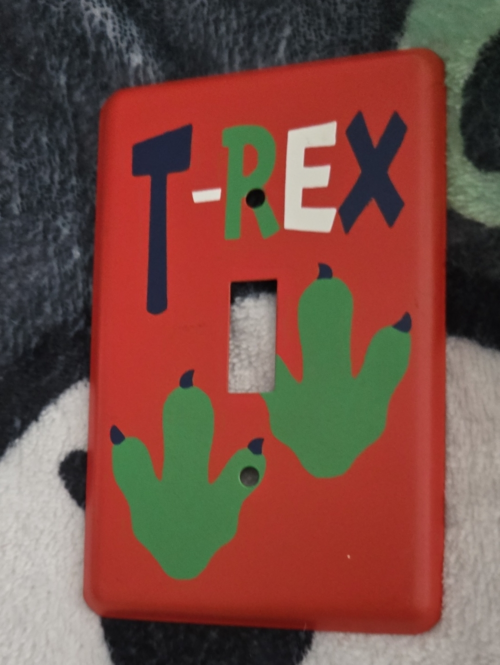 Hobby Lobby Red T-REX Decorative Switch Plate Cover